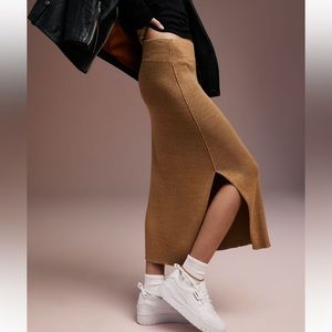 Free People Golden Hour Midi Skirt